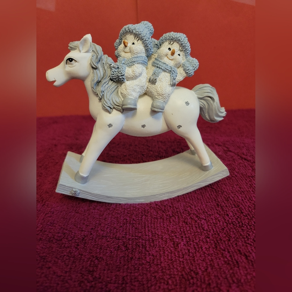 Snow Buddies Rocking Horse